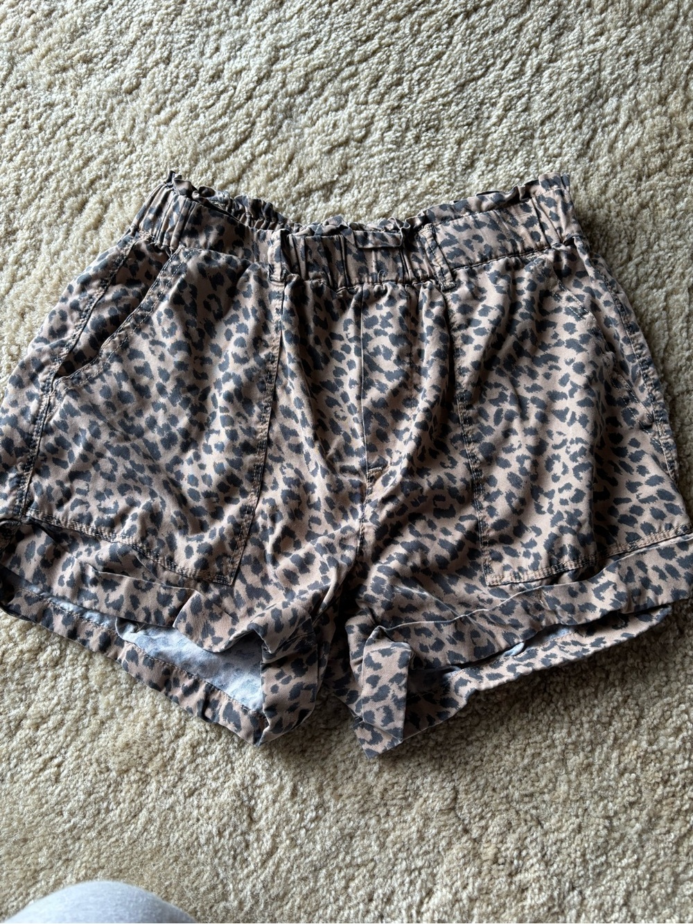 aerie Leopard-Print Shorts